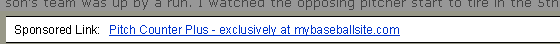 Sample text ad