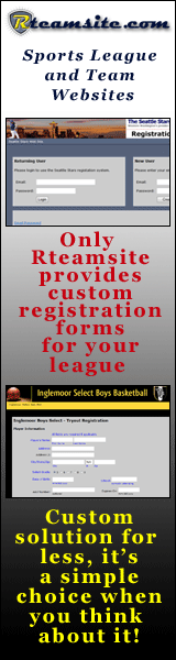 League Team Website Application